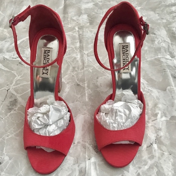 Badgley Mischka open Toe Heels - Picture 4 of 6